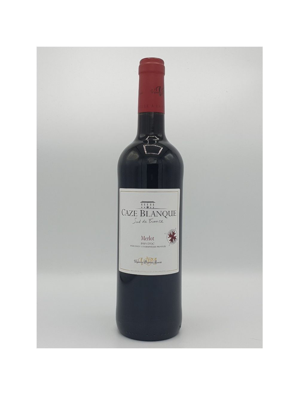 Caze Blanque Merlot | Merlot Pays D`OC, Sud la France | Geweldige rode wijn voor goede | Koop merlot wijnen online